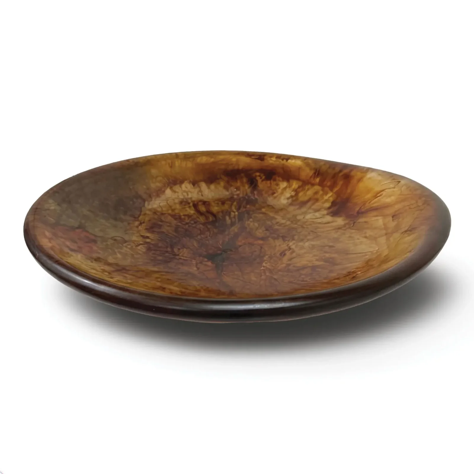 Urban Attitude SHAY Extra Large Bowl Height 6cm lowest 12cm highest by Width 52.5cm x 60cm - Dark Cocoa
