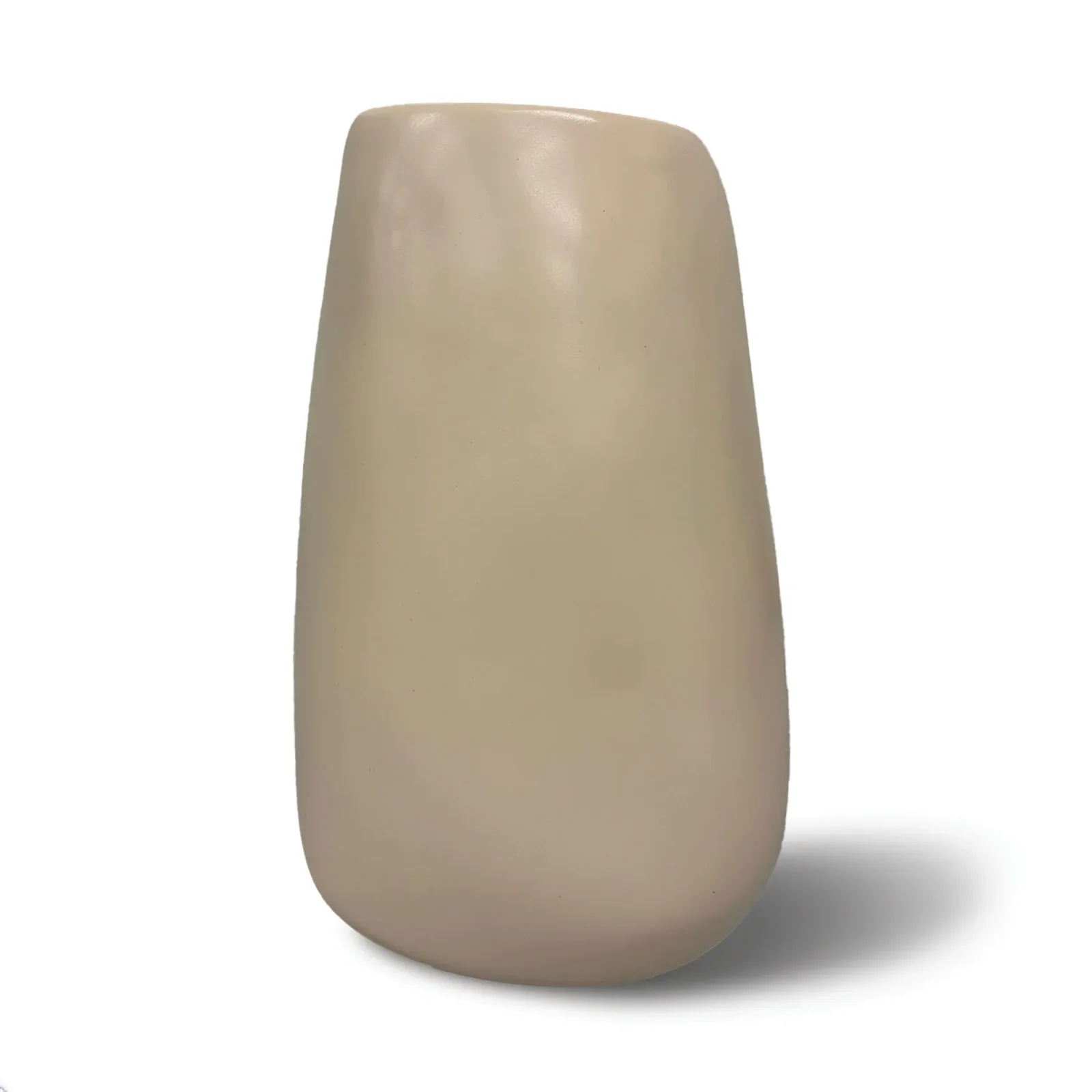 Urban Attitude RACH Large Vase Height 25.5cm, Width 17cm, Opening 6cm x 9cm - Stone Ivory