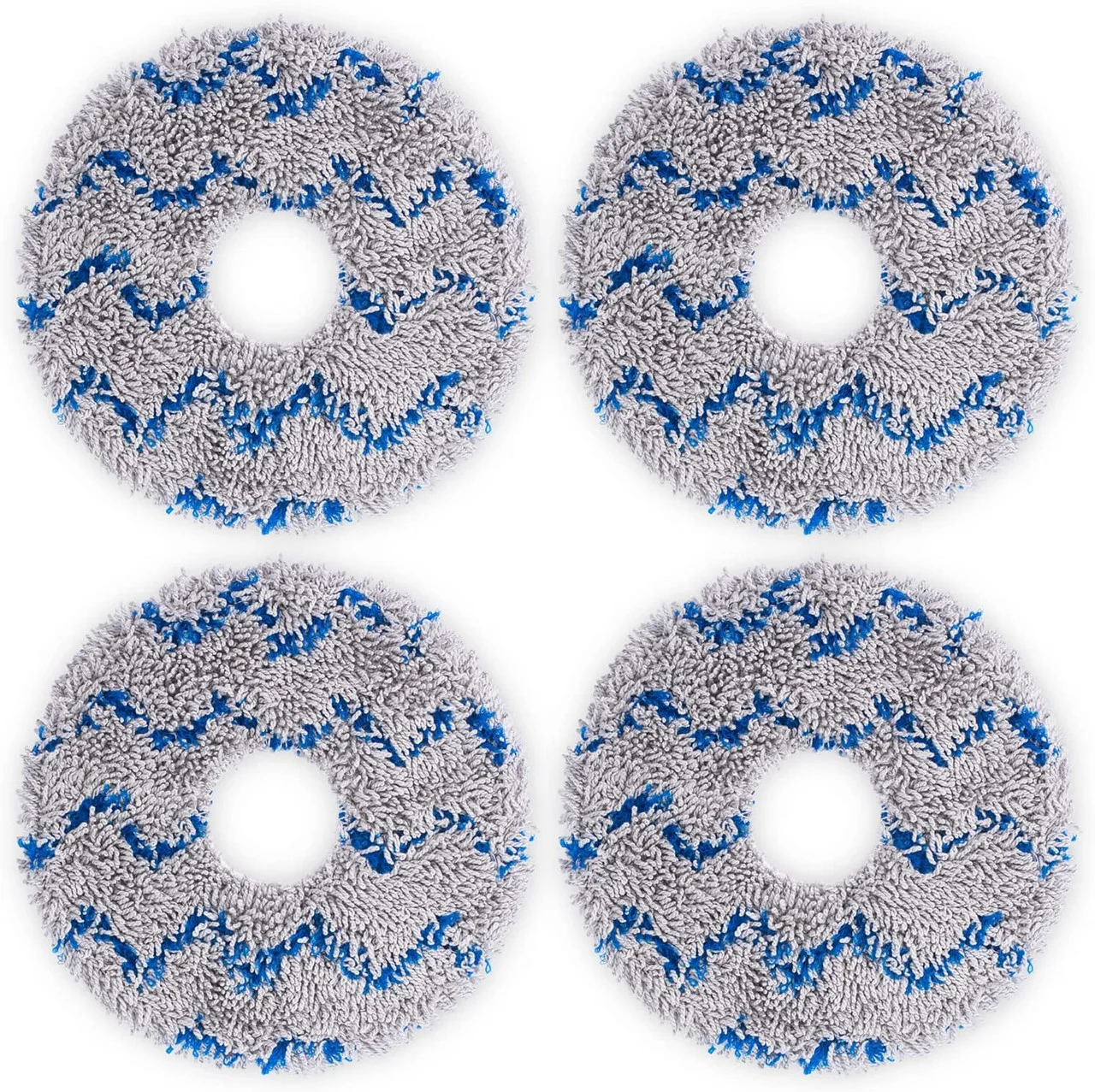 4 X Mop Pads for Ecovacs Deebot X1 Series Robot Vacuum Cleaners