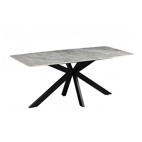 Dining Set Sintered Stone Table with PU Leather chairs