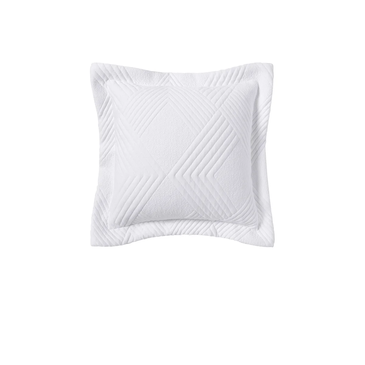 Bianca Cassiano White Square Filled Cushion 43 x 43cm