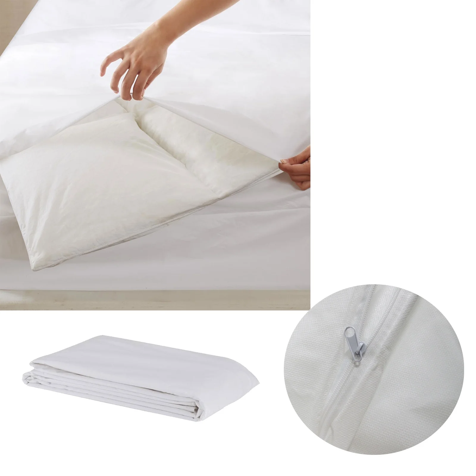 Stain/ Water Resistant Quilt Protector Single