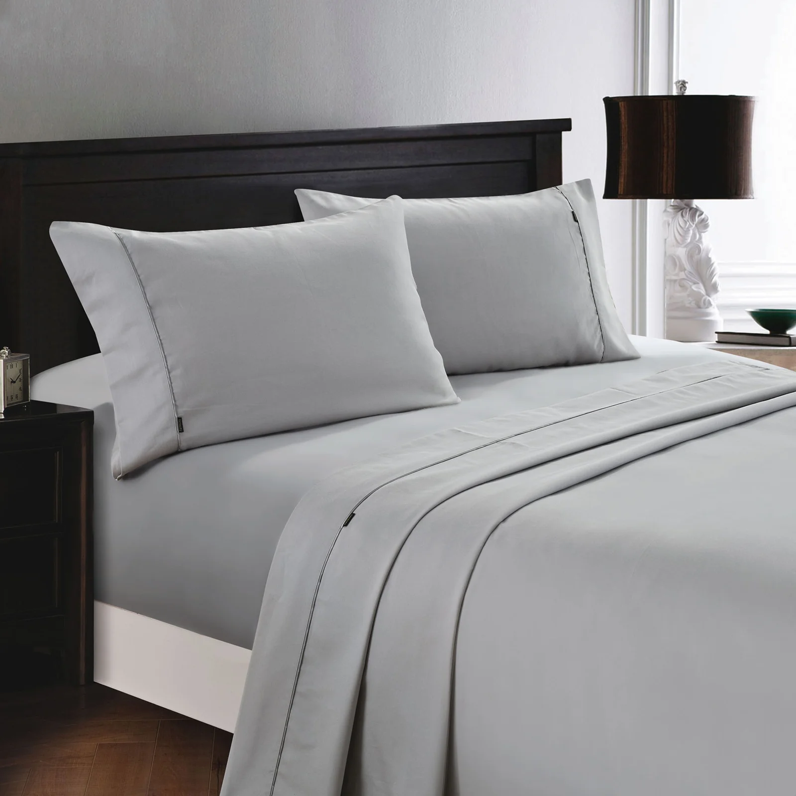 Deluxe Linen 1200TC Cotton Rich Sheet Set Natural King Single