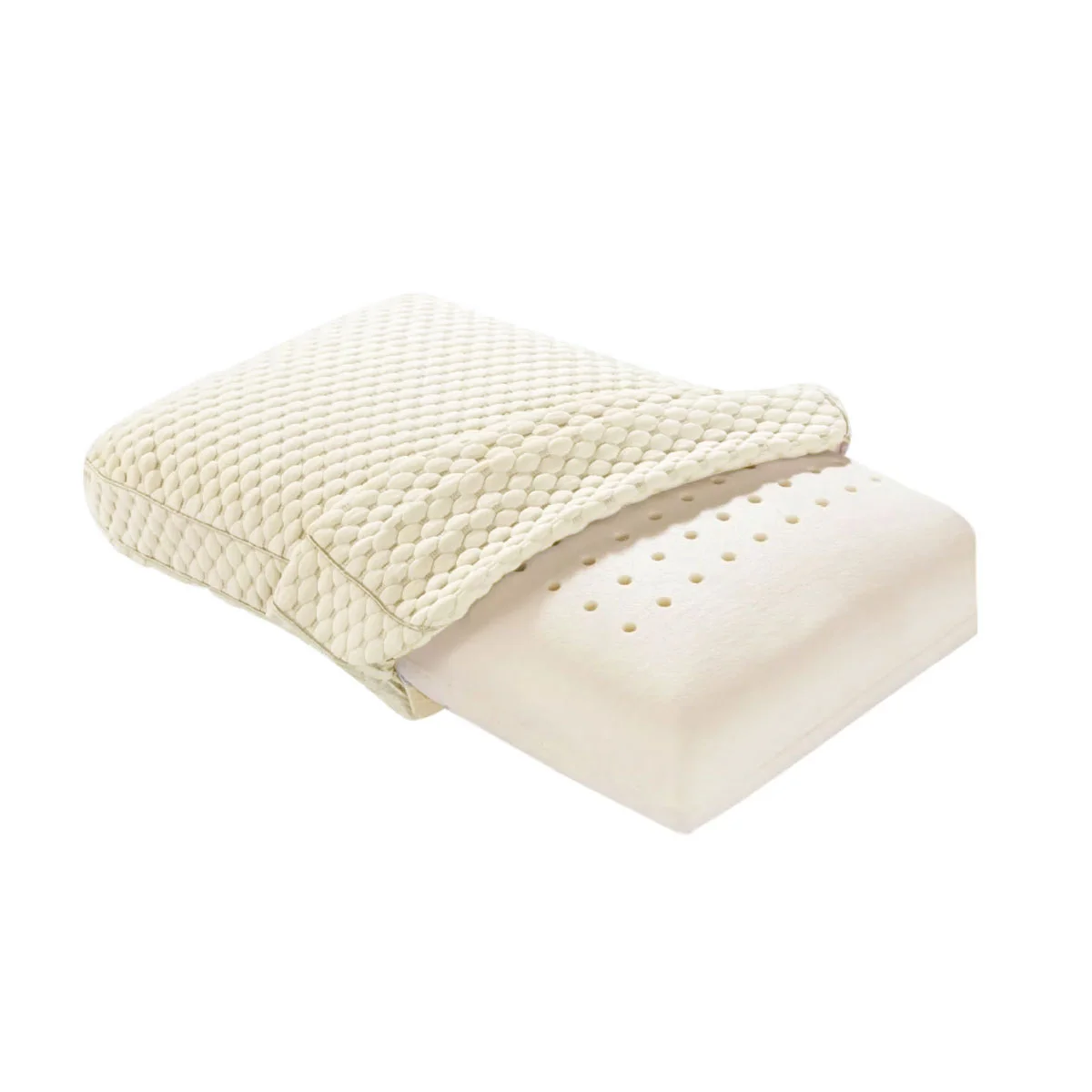 Alastairs Nature Basics Sleep System Memory Foam Gusset Pillow 65 x 40 x 13cm