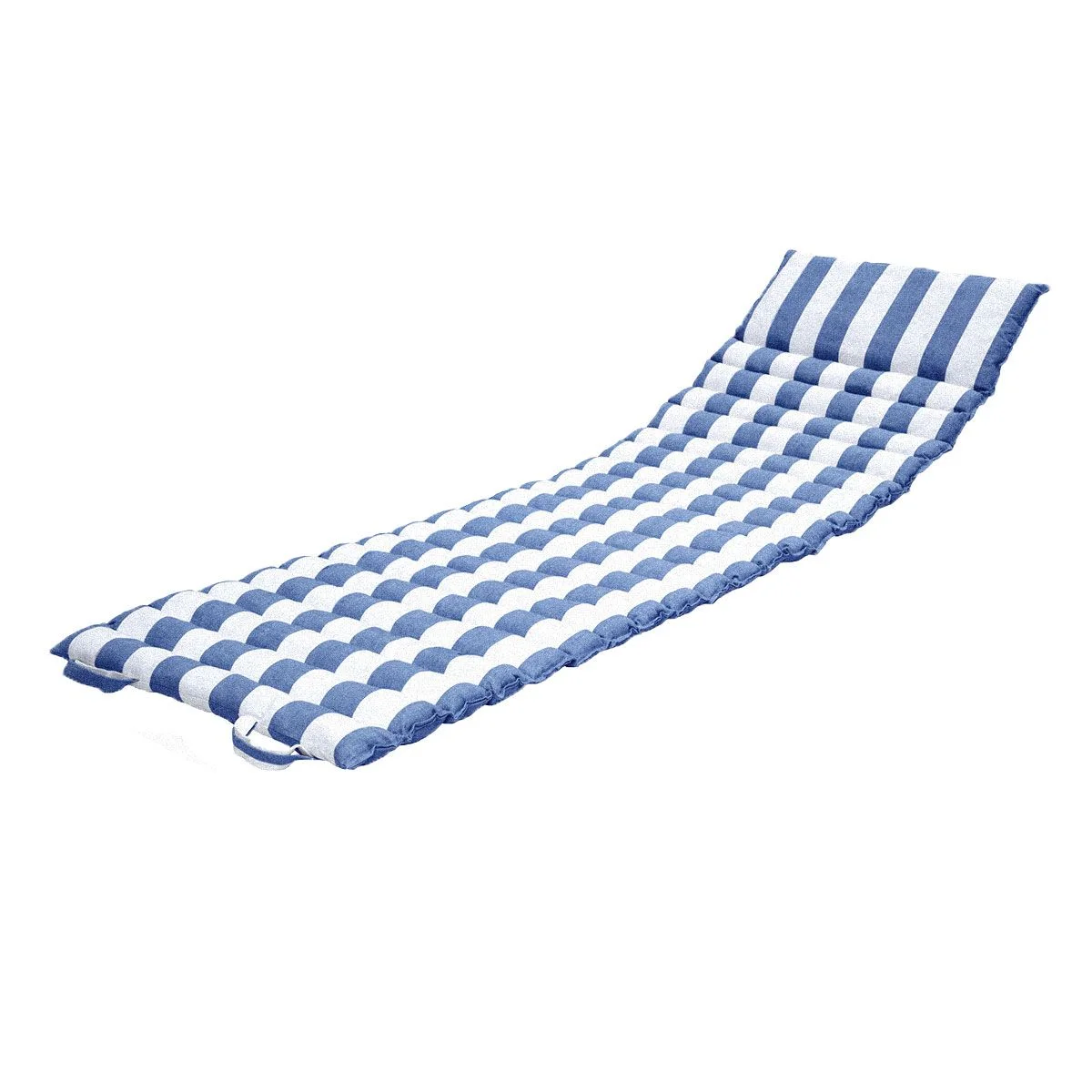 Rans Blue Alfresco Cotton Outdoor Indoor Lounge Mat 62 x 194 cm