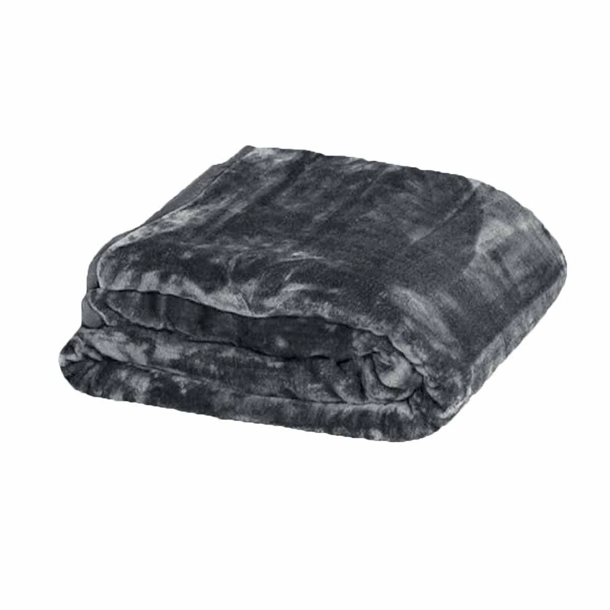 750gsm 3.5kg Double Layer Faux Mink Blanket Queen 200x240 cm Shark
