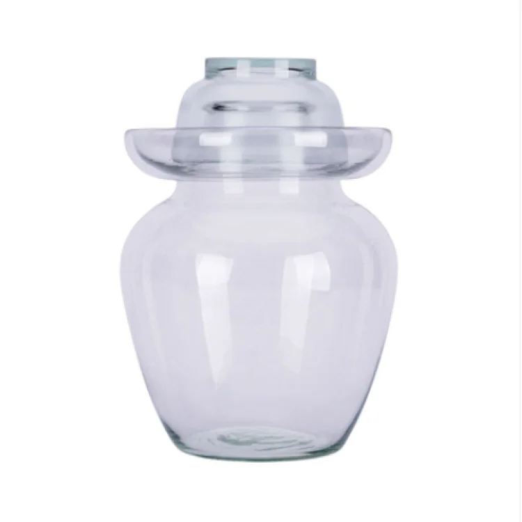 Premium Chinese and Korean Fermentation Pickle Glass Jar Kimchi Sauerkraut Canisters & Jars Huge 10L