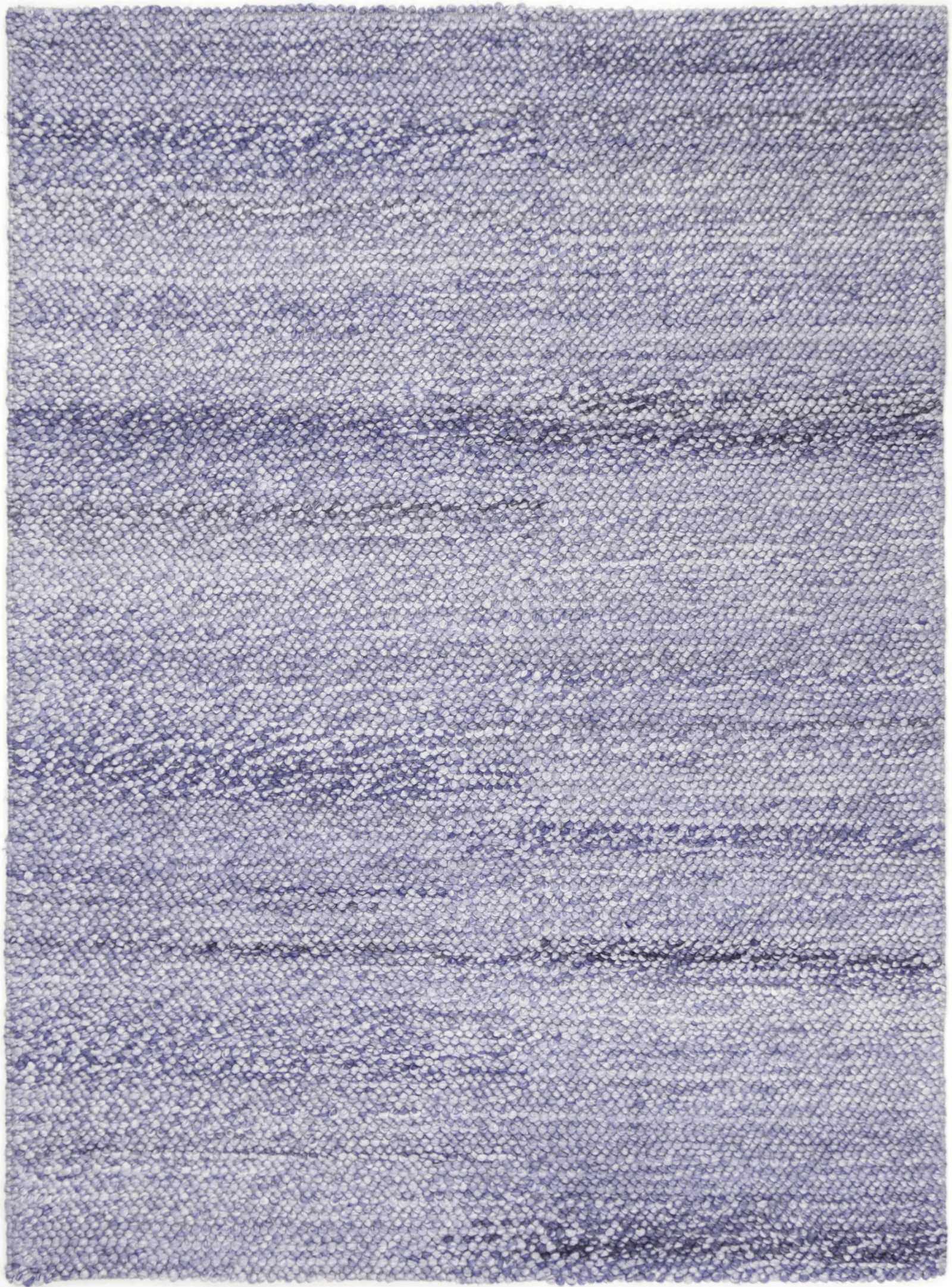 Harlow Loopy Blue Wool Blend Rug 160x230