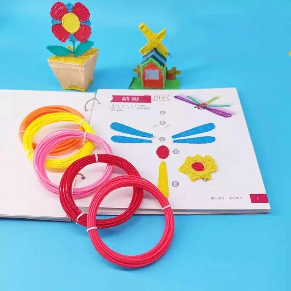 10/20 Colours 5m 1.75mm PLA Refill Filament Consumable for 3D Printer Drawing Pen - Consumables (10M*20Colours)