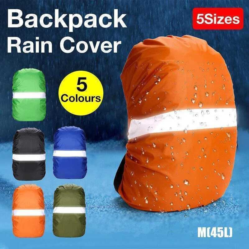 M Size Outdoor Foldable Backpack WaterProof Rain Cover Rucksack Camping Travel Bag - Green