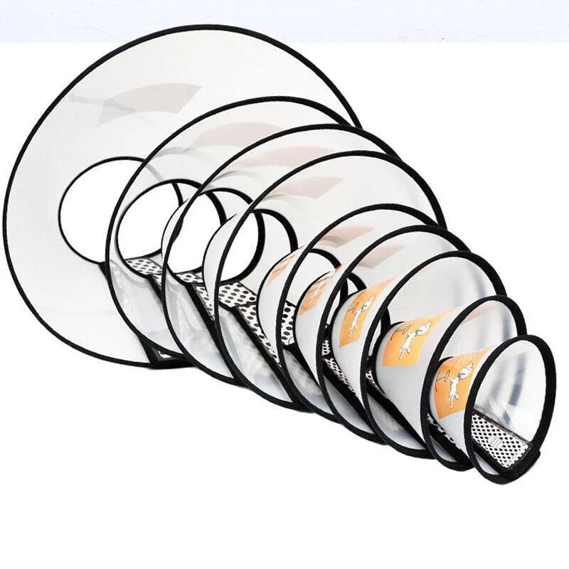 Pet Cat Dog Protective Cone Collar Elizabethan E Collar Wound Healing Recovery - 4
