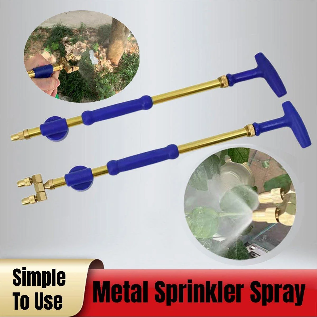 Single Double Ended Push Pull Beverage Sprayer Metal Sprayer Pull Rod Tool - Single