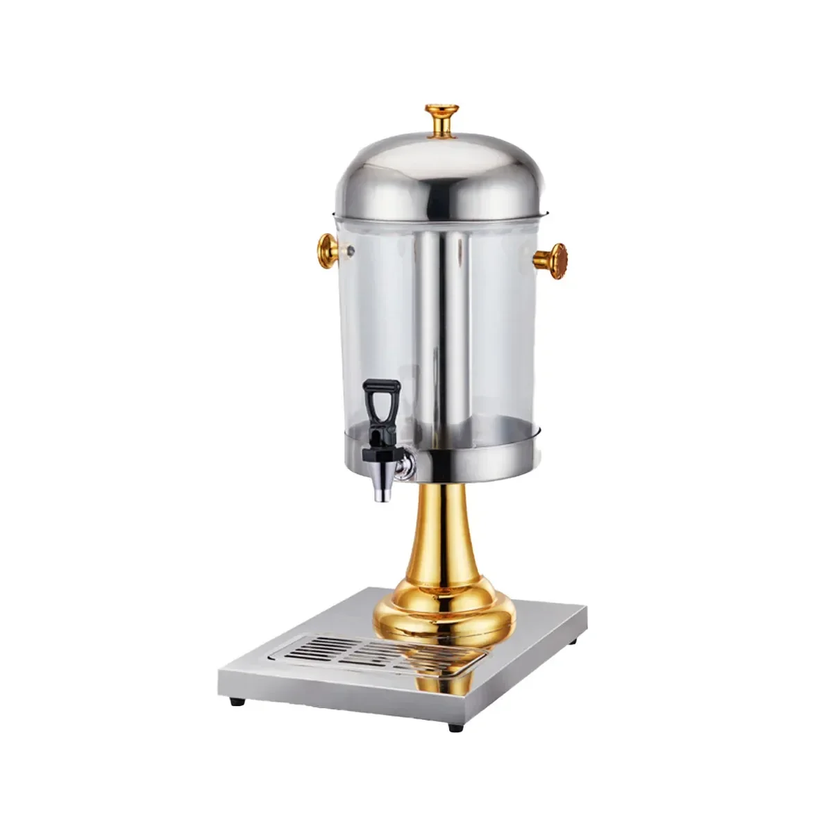 8L Stainless Steel Juice Dispenser Cold Beverage Coffee Milk Tea Machine - Golden