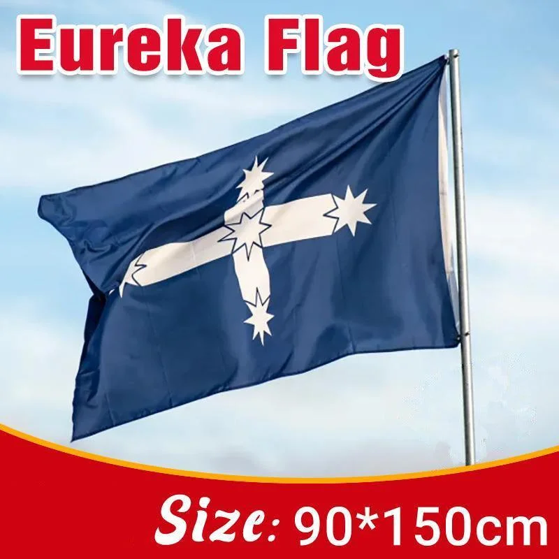 Eureka Stockade Flag 90x150cm Southern Cross Australian Polyester Banner