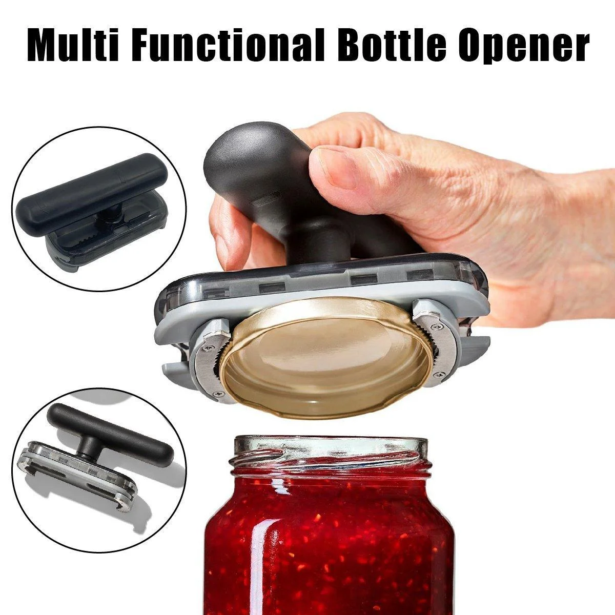 Multi-function Bottle Opener Can Opener Kitchen Gadget Screw Cap Tool for Home