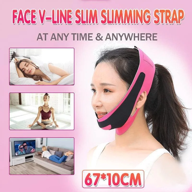 Face V Line Slimming Strap Chin Lifting Mask Belt for Daily Use