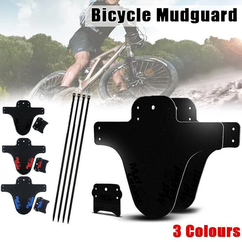 Marsh Guard Bicycle Mudguard Mtb Fender Mud Guards Wings - Bicycle Front Fender - Red