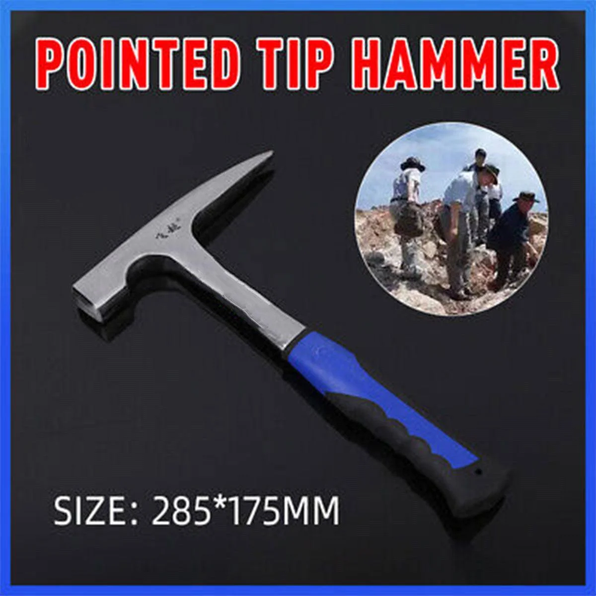 Geologist Rock Pick Pointed Tip Geological Hammer Geology Prospecting Hand Tools