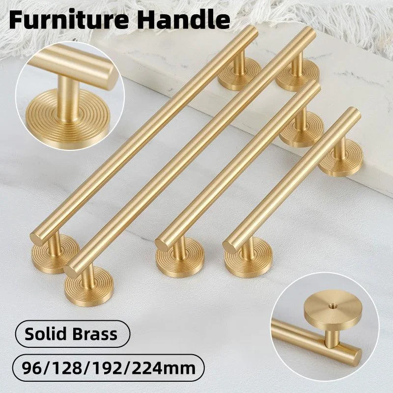 European Style Cabinet Handles Drawer Pull Knob 4 Sizes for Wardrobe Door - 128mm