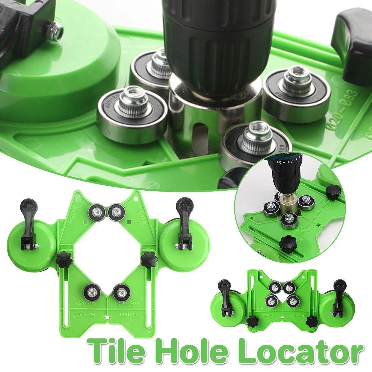 Multifunction Glass Tile Positioning Tool Drill Chuck Marble Hole Punching Tool