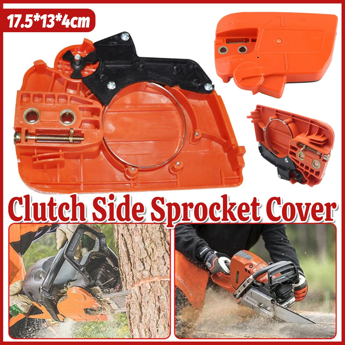 For Husqvarna 235E/236/240 Clutch Side Sprocket Cover Brake Chainsaw Parts L