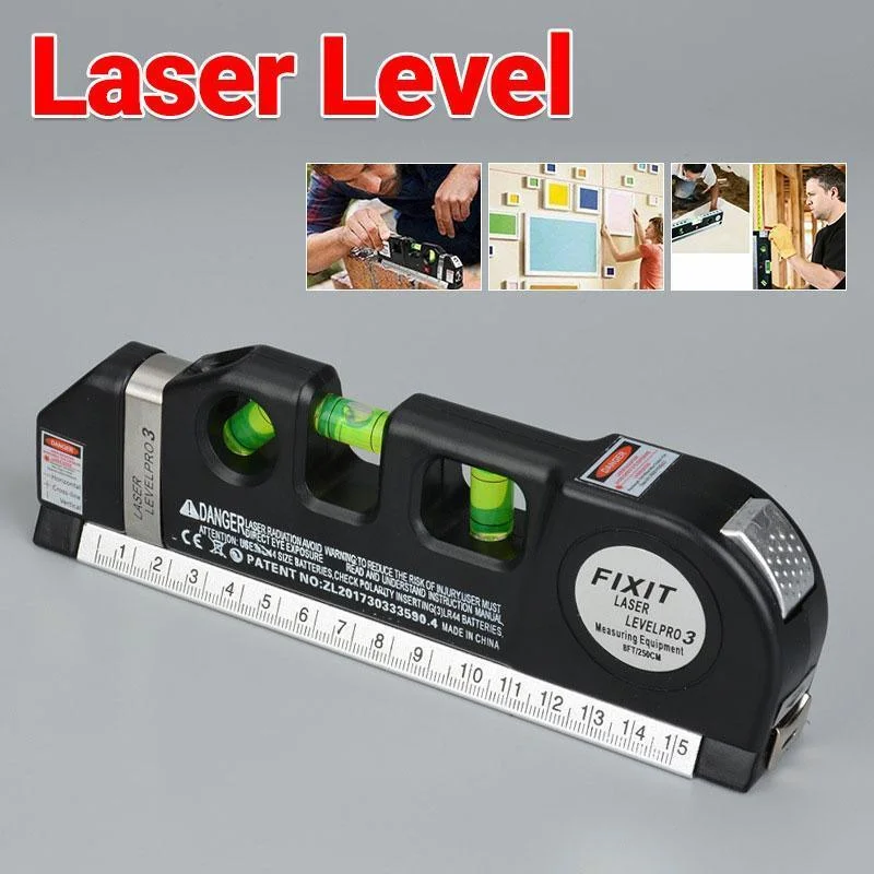 Multipurpose Laser Level Self Levelling Cross Balance Line Wall Measuring Tool