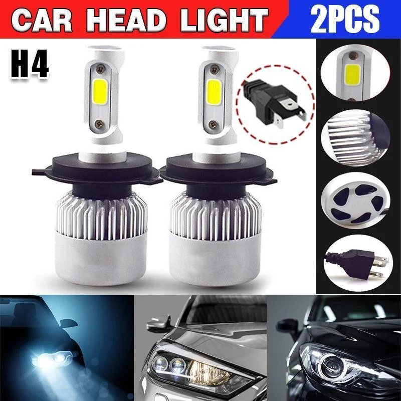 H4 9003 36W 300000LM LED Headlight kit Lamp Bulbs Globes High Low Beam Upgrade