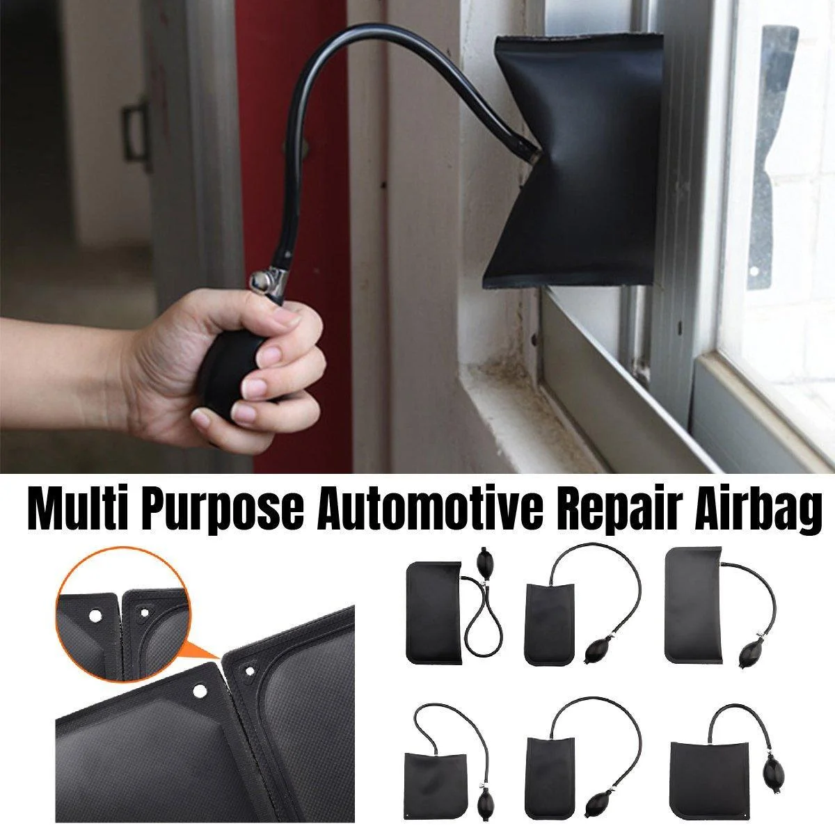 Air Wedge Pump Tool Adjustable Cushion for Door Window Installation Auto Repair - 25cm-M