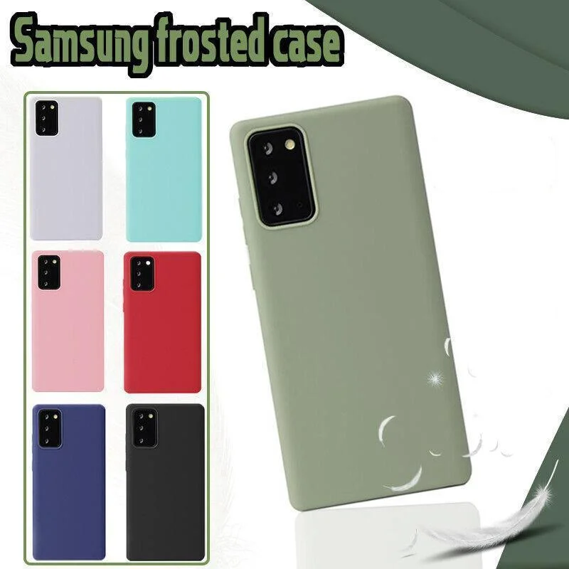 Sky Blue Shockproof Cover Slim Case for Samsung S21 S10 S20 Plus Ultra FE Note20 - Samsung Note 20 Ultra