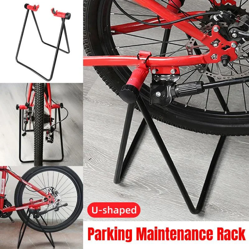 Mountain Bike Triangle Stand Vertical Parking Rack Road Bicycle Storage Holder