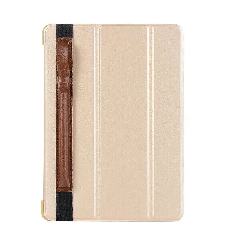 Pencil Holder Case Protective Sleeve Pouch Tablet For Apple Ipad Pen Black Brown - Brown