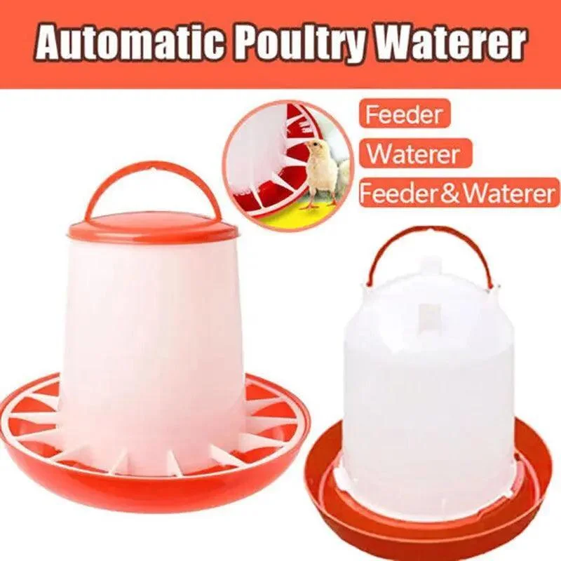 Durable Poultry Feeder and Waterer for Chicken and Chook Farming Use - Waterer