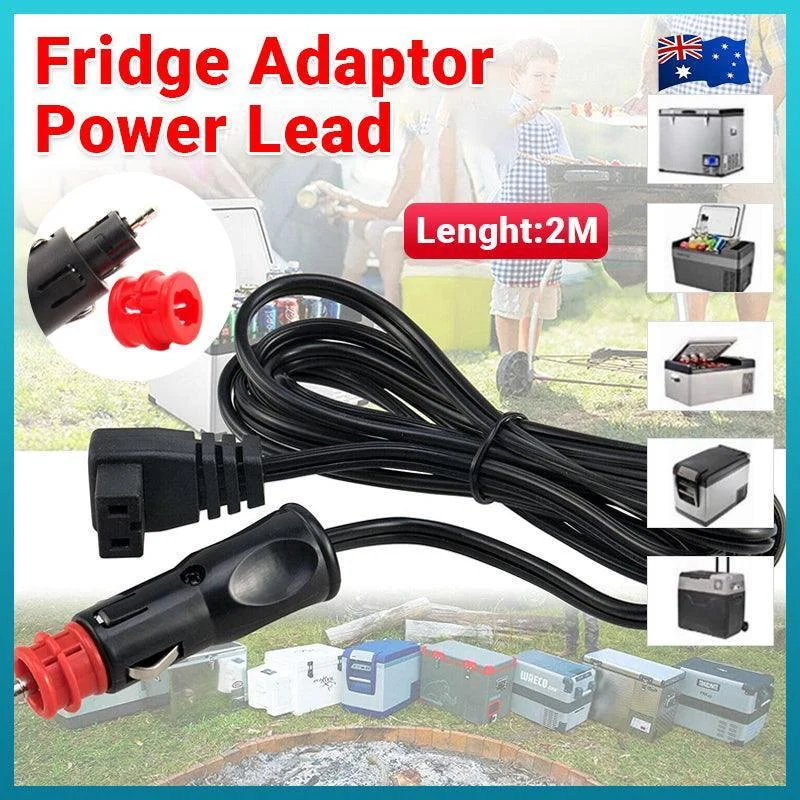 2 Meter Cigarette Lighter Car Refrigerator Plug Car Refrigerator Matching Wire