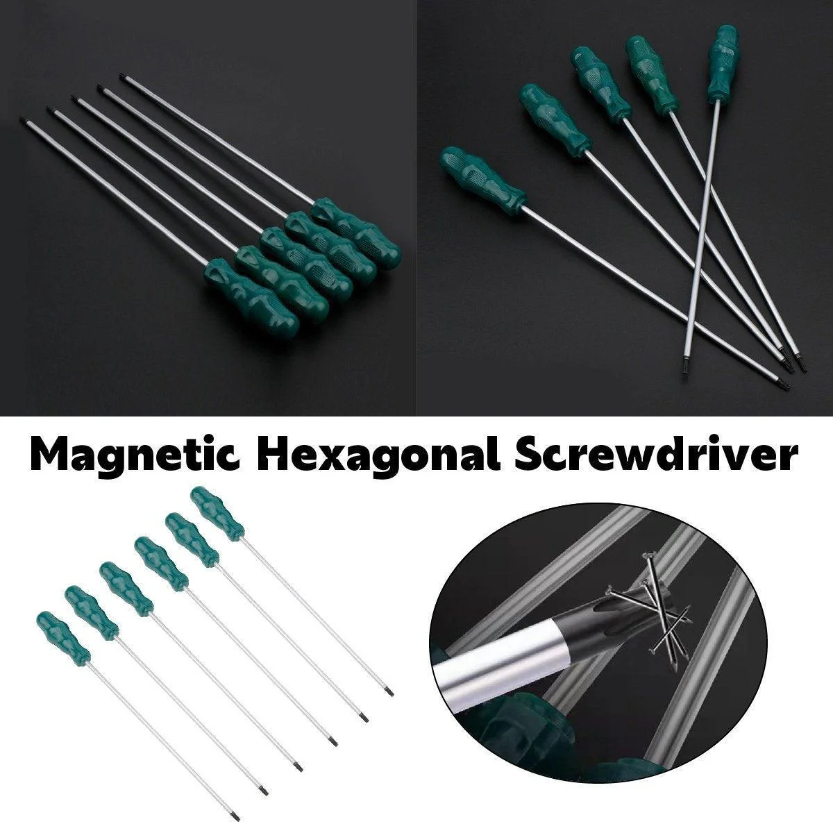 Extension Tip Screwdriver Bit Set Hex Shank Hand Tool for Precision Repairs - T20