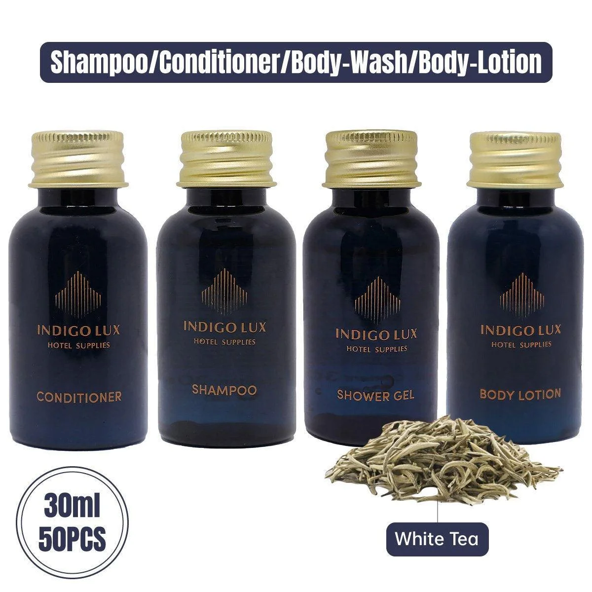 50pcs 30ml Hotel Toiletries Set Shampoo and Conditioner for Guesthouse Travel - Shampoo