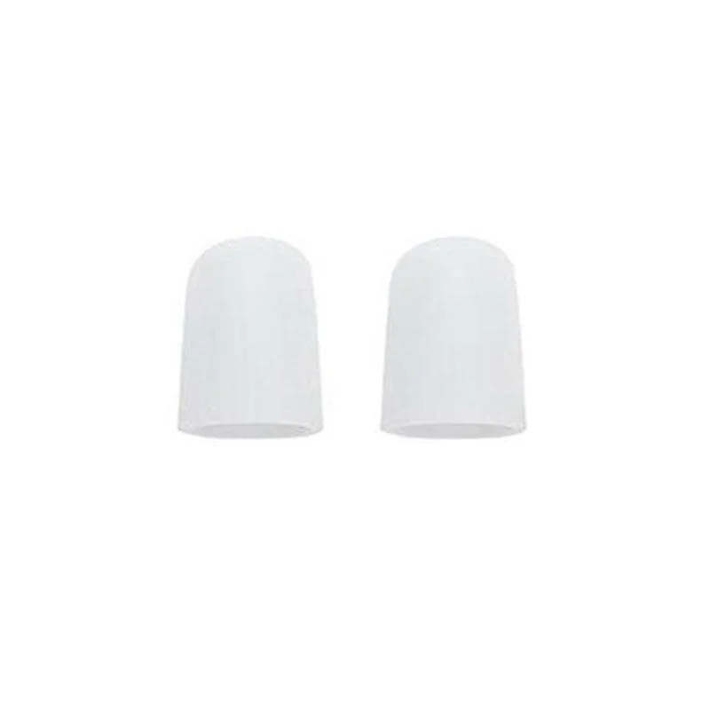 Silicone Toe Sleeve Gel Toe Cap Cover Protector Finger Tube Corn - S(2PCS)