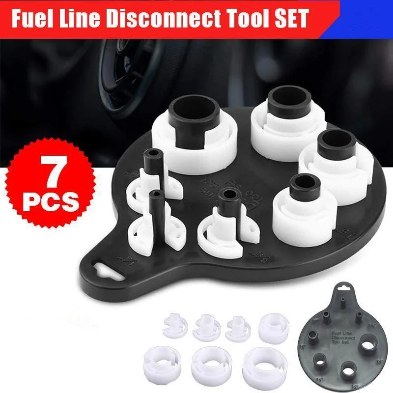 7Pcs Quick Hot Air Condition Tube Remover Kit A/C Fuel Line Disconnect Tool