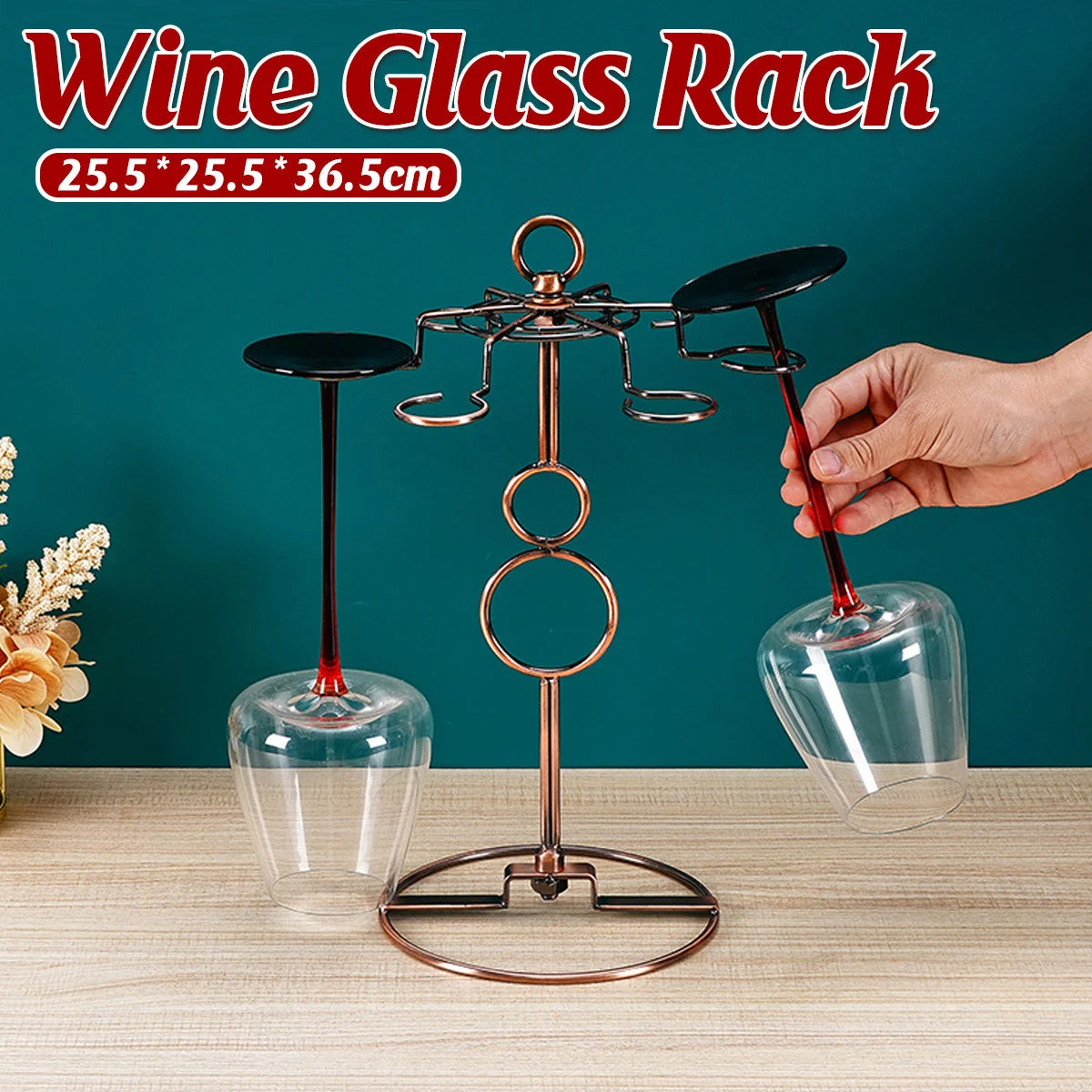 Wine Glass Rack Countertop Freestanding Stemware Rack Wine Glass Stand Racks