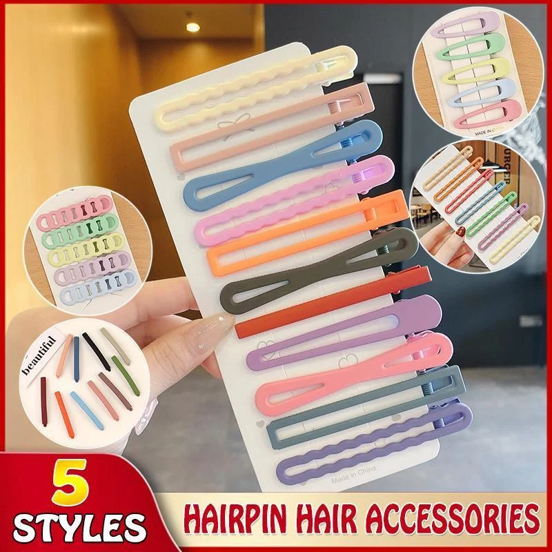 Clip Alloy Duckbill Clip Korean Style Hair Clip Female Hairpin Hair Accessories - D