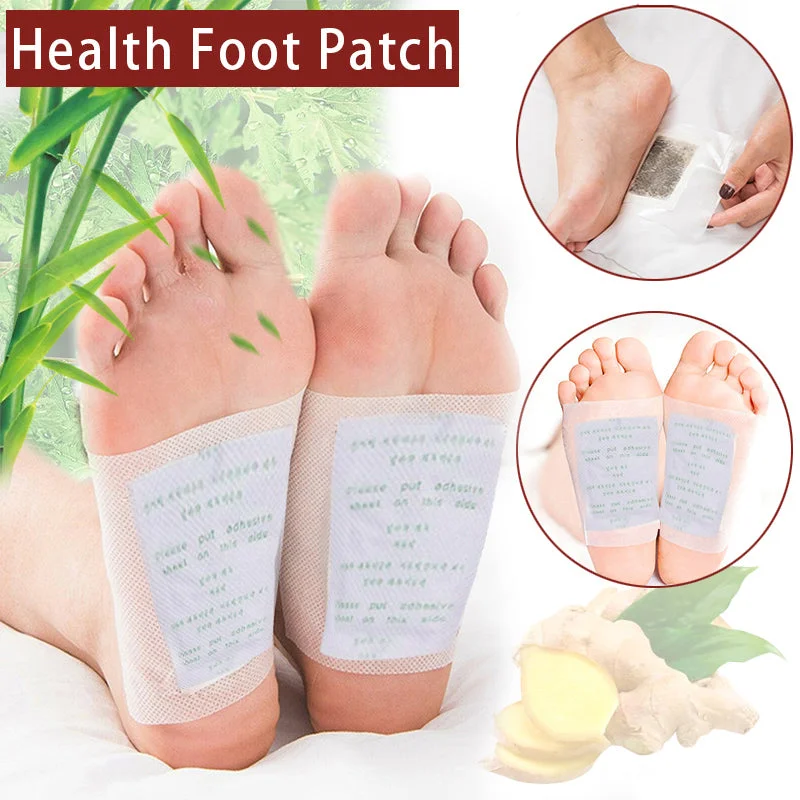 10-300 Ginger Herbal Detox Foot Patches for Slimming & Cleansing - 10PCS
