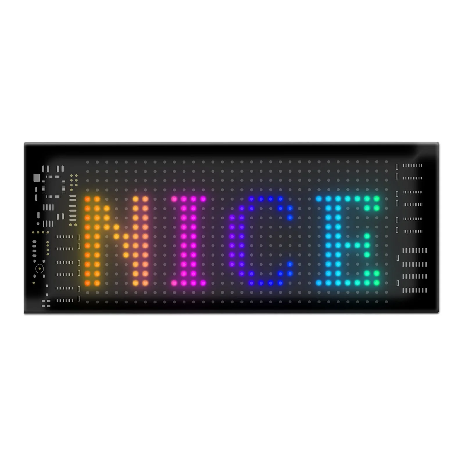 Programmable LED Matrix Panel Flexible Screen IP65 with APP Control 70*173mm