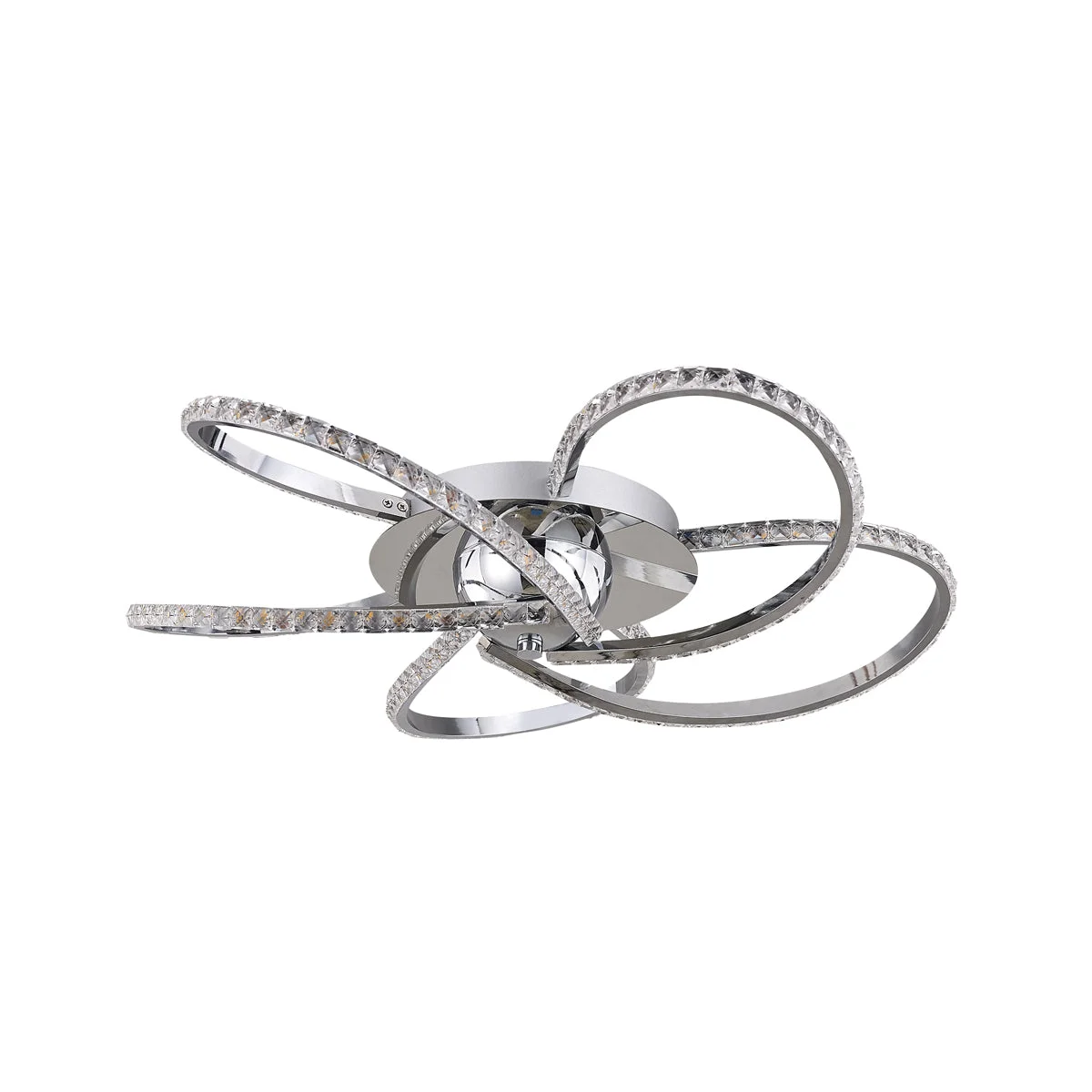 Irie Dimmable 5 Lights LED Ceiling Light - Chrome