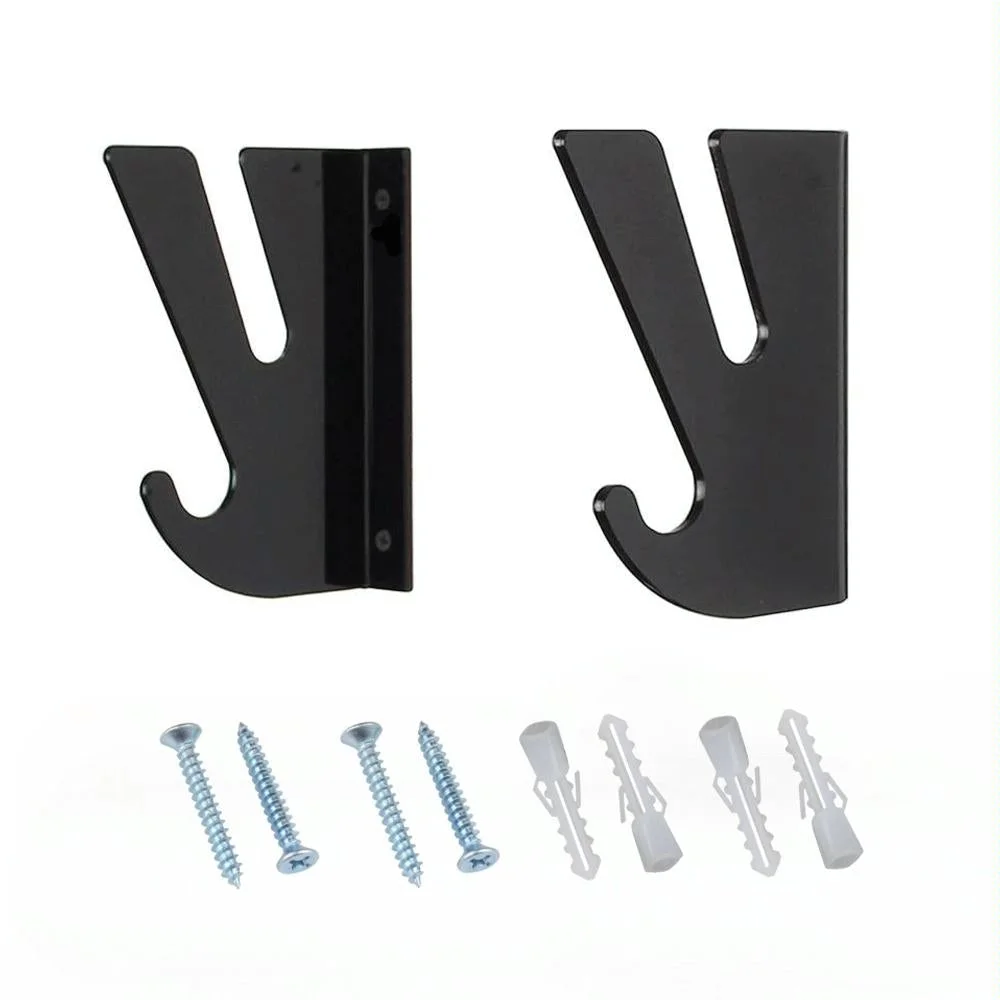 Wall Mount Bracket for Four-wheel Skateboards - 1 Pair