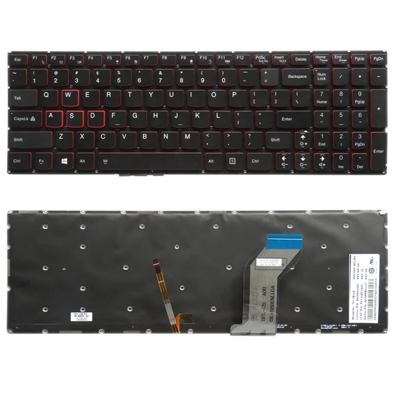 Backlit us Keyboard for Lenovo Ideapad Y700 Series