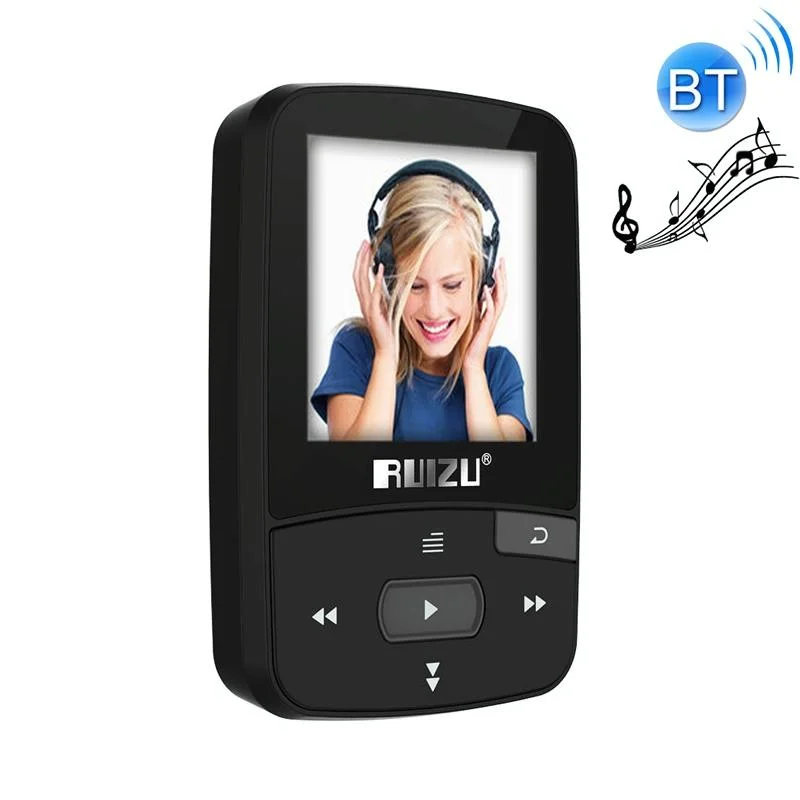 Sporty Bluetooth Mp3 Player 8Gb Clip Mini With Screen Fm Recording E Book Pedometer