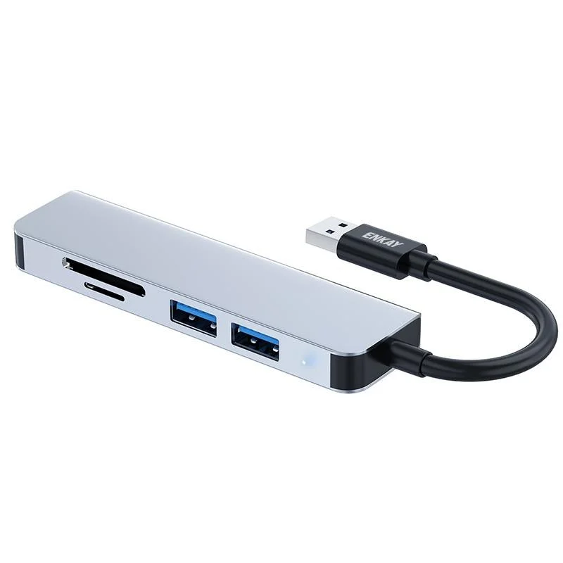 5-In-1 Usb 3.0 Docking Station With Sd / Tf Card Reader