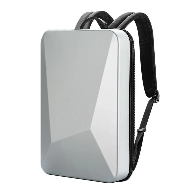 Waterproof Expandable Backpack with Usb Charging - Silver Regular