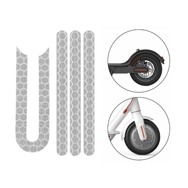 Reflective Sticker for Xiaomi Mijia M365 Pro Scooter - White