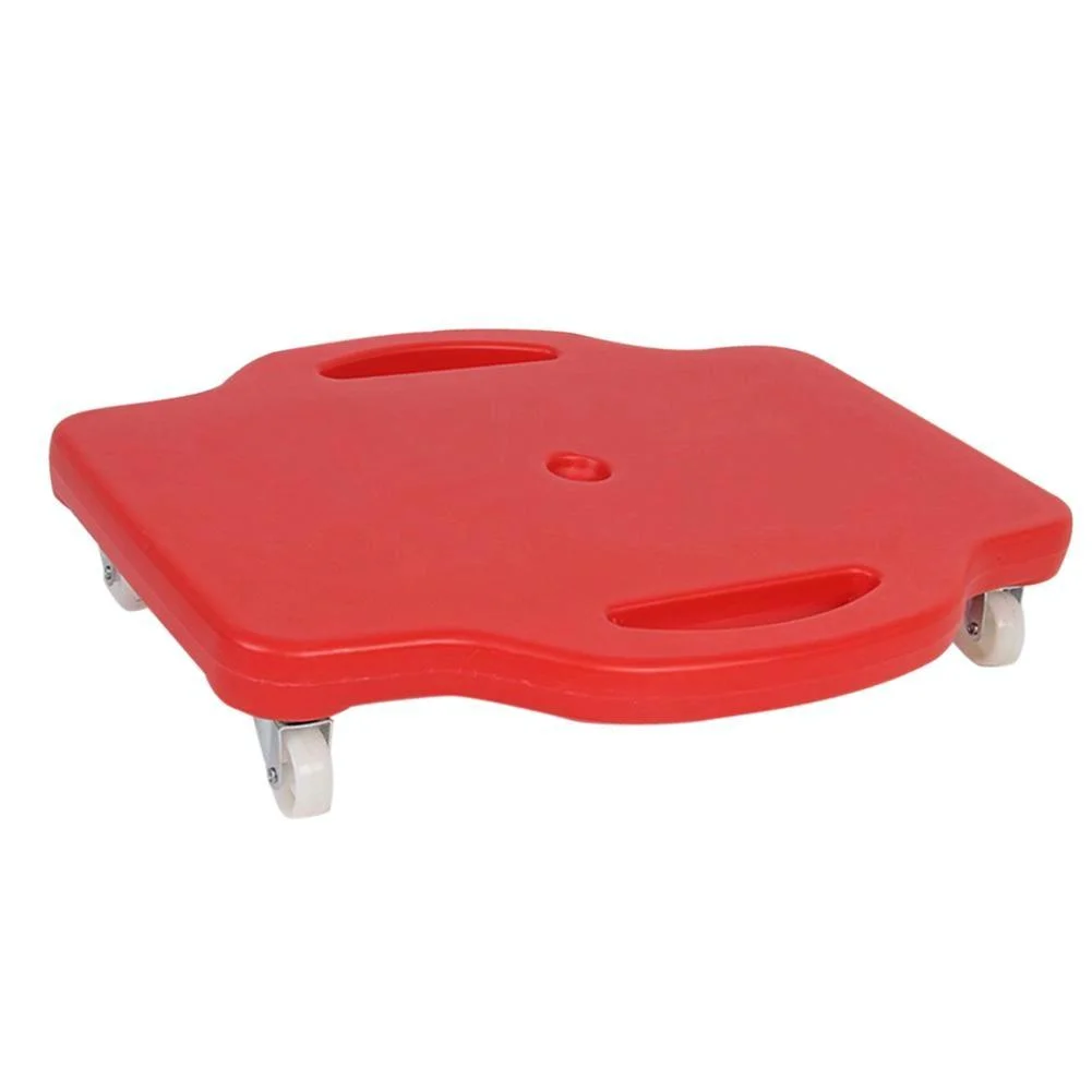 Square Four-wheel Scooter for Children's Balance Training - Red Blow Molding