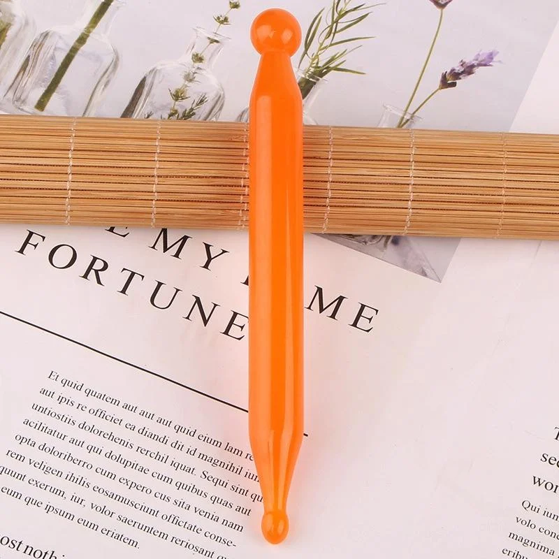 Facial Tendon Stick For Massage And Acupuncture Resin Scraping Sheet For Beauty Salon Shave Board Yellow Point Stick